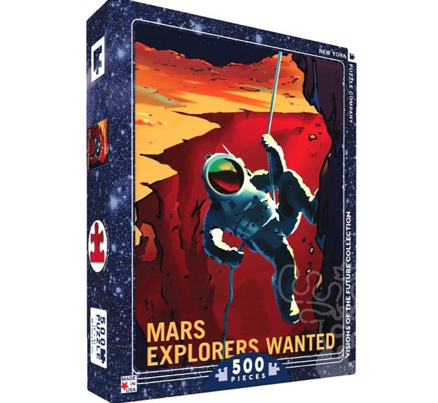 New York Puzzle Co. Visions: Explorers Wanted Puzzle 500pcs