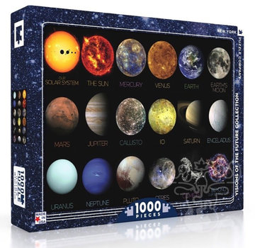 New York Puzzle Company New York Puzzle Co. Visions:The Solar System Puzzle 1000pcs