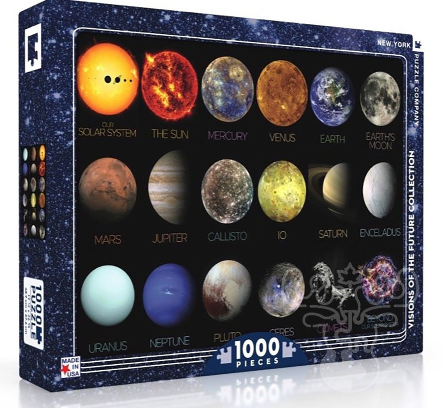 New York Puzzle Co. Visions:The Solar System Puzzle 1000pcs