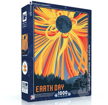New York Puzzle Company New York Puzzle Co. Visions: Earth Day: Solar Eclipse Puzzle 1000pcs*