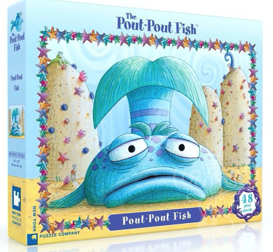 New York Puzzle Co. Pout Pout Fish: Pout Pout Fish Floor Puzzle 48pcs