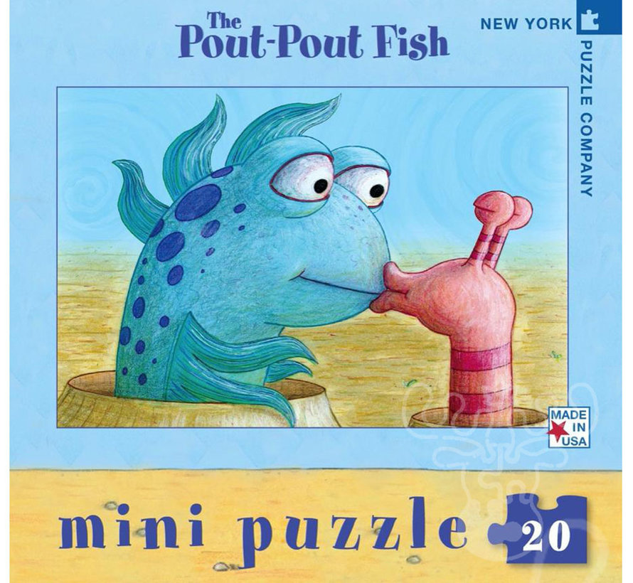 New York Puzzle Co. Pout Pout Fish: Smooch Mini Puzzle 20pcs*