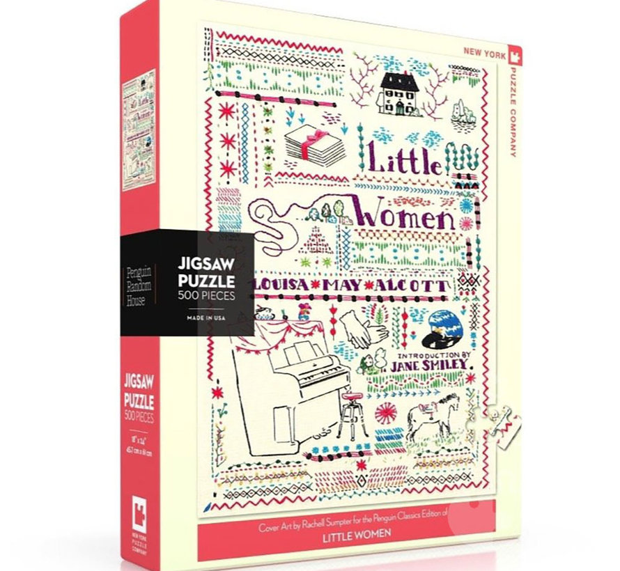 New York Puzzle Co. PRH Book Covers: Little Women Puzzle 500pcs*