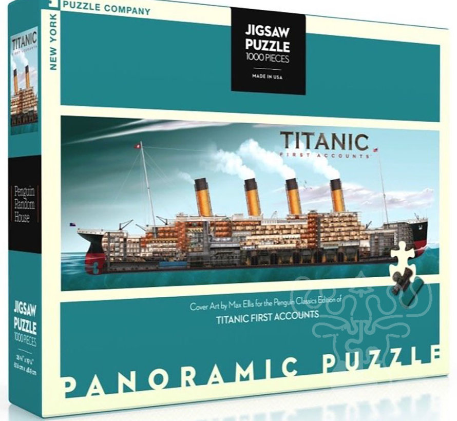 New York Puzzle Co. PRH Book Covers: Titanic First Accounts Puzzle 1000pcs*