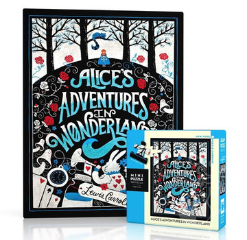 New York Puzzle Company New York Puzzle Co. PRH Book Covers: Alice's Adventures in Wonderland Mini Puzzle 100pcs