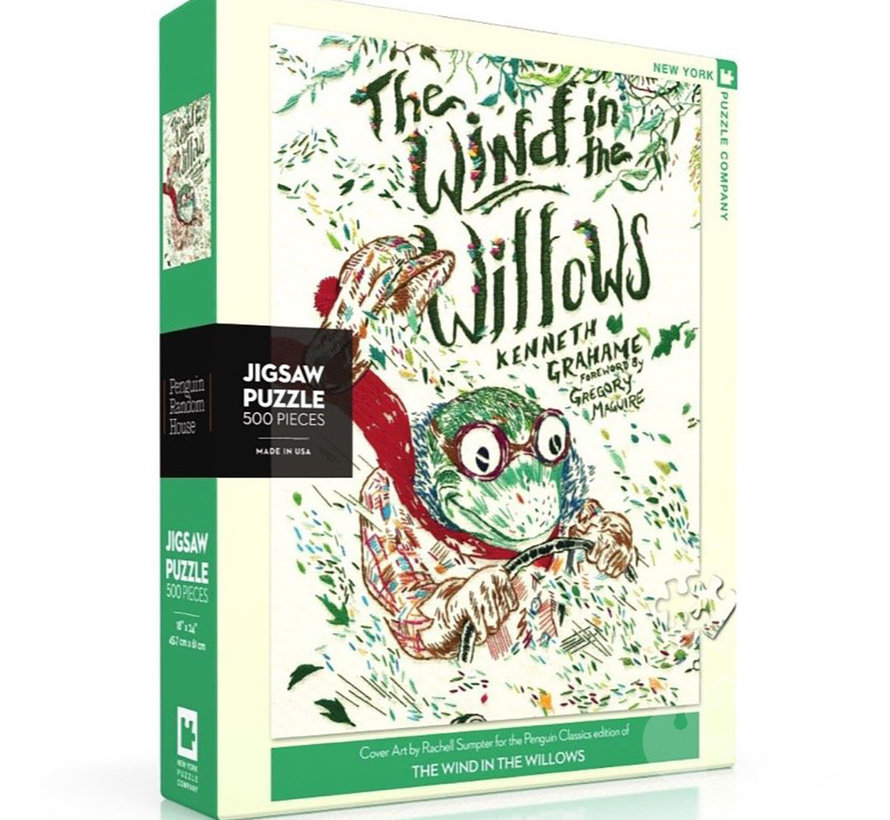 New York Puzzle Co. PRH Book Covers: Wind in the Willows Puzzle 500pcs