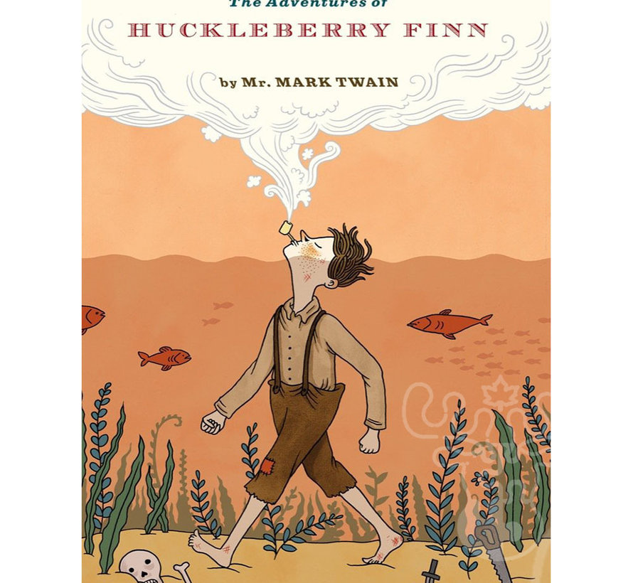 New York Puzzle Co. PRH Book Covers: Huckleberry Finn Puzzle 500pcs