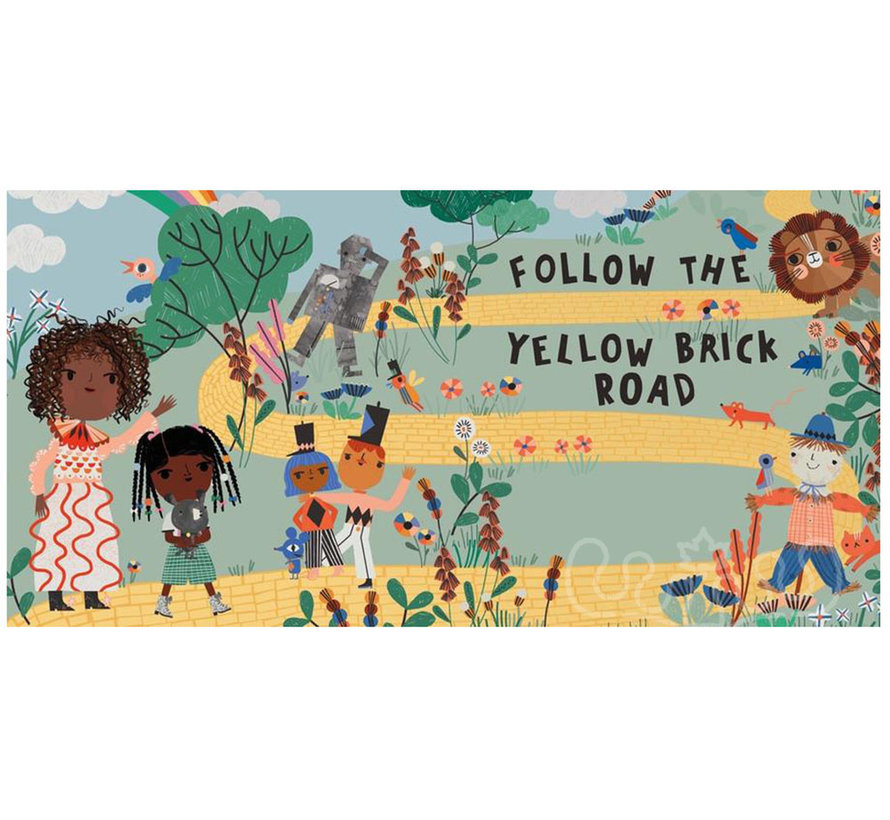 FINAL SALE New York Puzzle Co. PRH Bedtime Classics: Yellow Brick Road Puzzle 80pcs