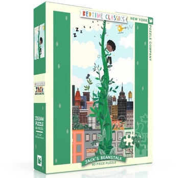 New York Puzzle Company New York Puzzle Co. PRH Bedtime Classics: Jack's Beanstalk Puzzle 80pcs