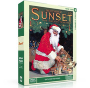 New York Puzzle Company New York Puzzle Co. Sunset: Gifts For the World Puzzle 1000pcs