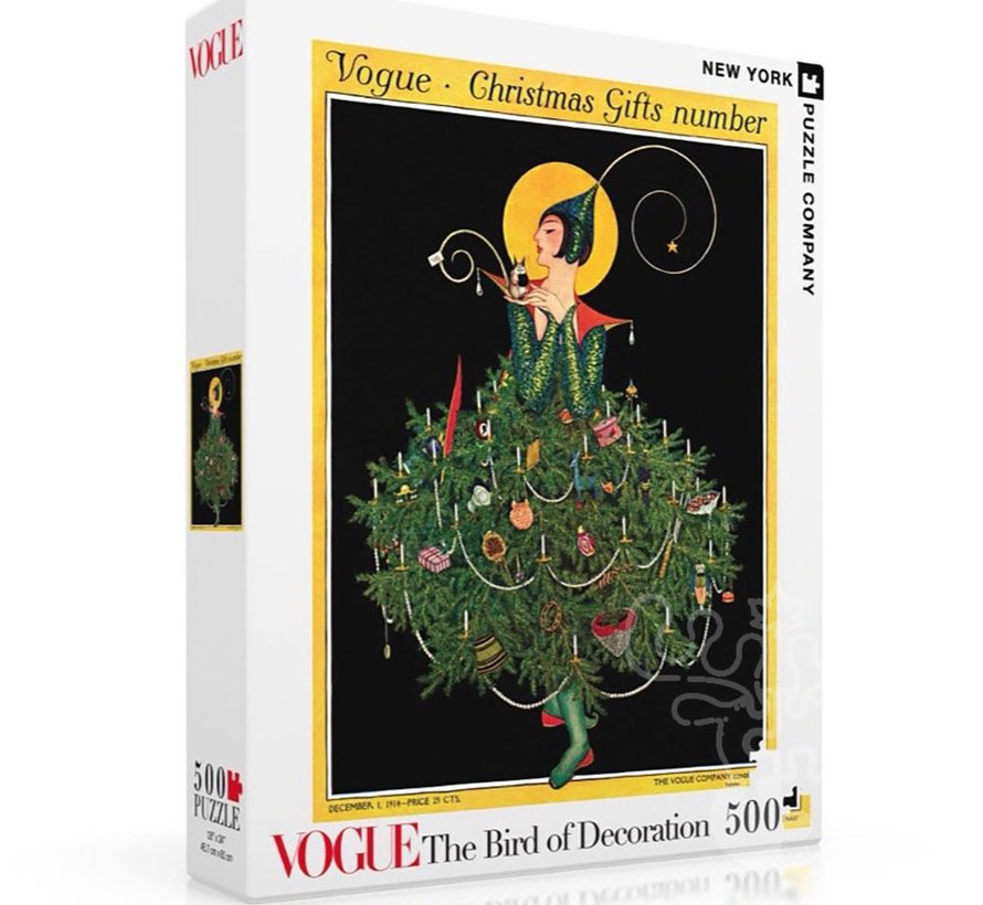 New York Puzzle Co. Vogue: The Bird of Decoration Puzzle 500pcs