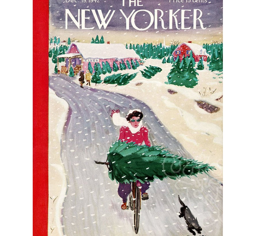 New York Puzzle Co. The New Yorker: Tree Shopping Puzzle 1000pcs