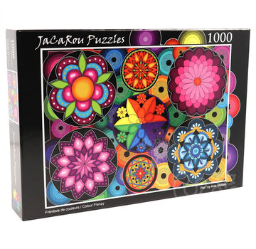 JaCaRou Puzzles JaCaRou Colour Frenzy / Frénésie de Couleurs Puzzle 1000pcs