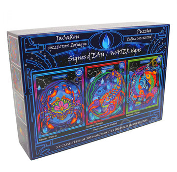 JaCaRou Puzzles JaCaRou Zodiac Collection: Water Signs Puzzle 3 x 500pcs