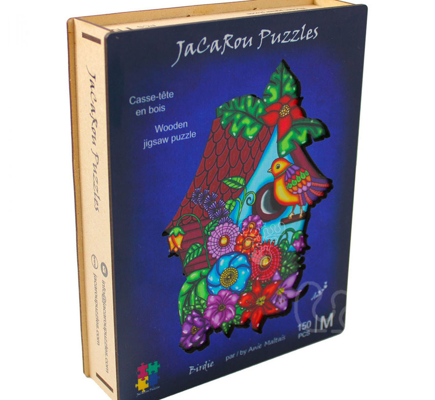 JaCaRou Birdie Wooden Puzzle 150pcs