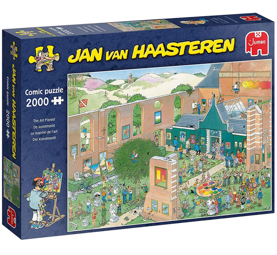 Jumbo Jan van Haasteren - The Art Market Puzzle 2000pcs