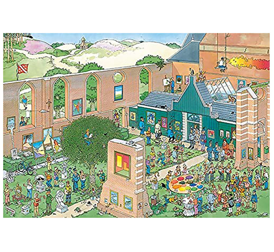 Jumbo Jan van Haasteren - The Art Market Puzzle 2000pcs