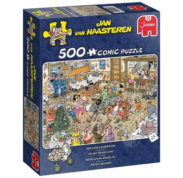 Jumbo Jumbo Jan van Haasteren - New Year Celebration Puzzle 500pcs