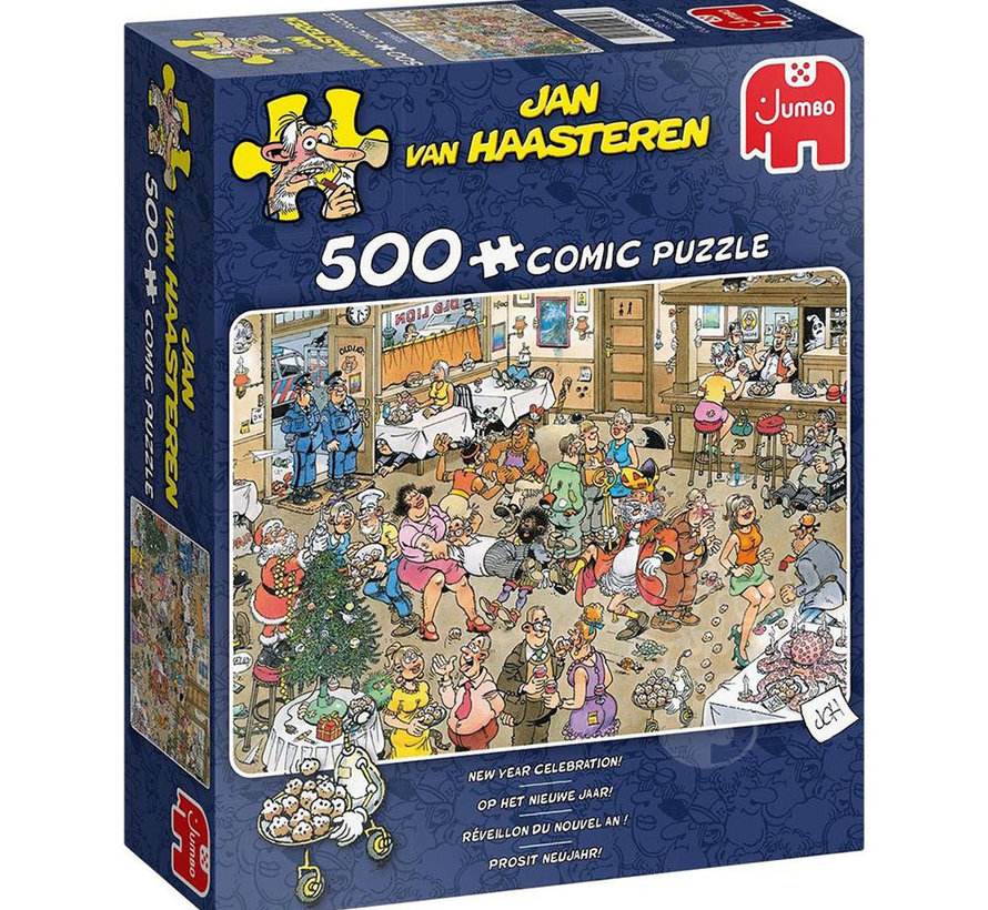 Jumbo Jan van Haasteren - New Year Celebration Puzzle 500pcs