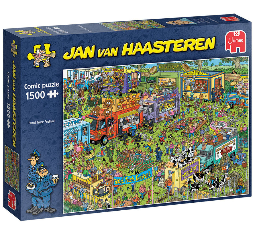 Jumbo Jan van Haasteren - Food Truck Festival Puzzle 1500pcs