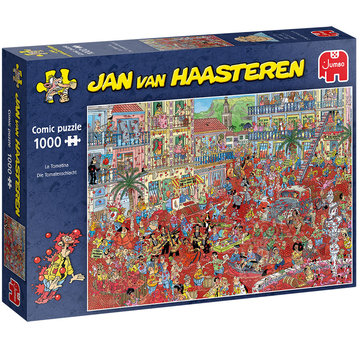 Jumbo Jumbo Jan van Haasteren - La Tomatina Puzzle 1000pcs