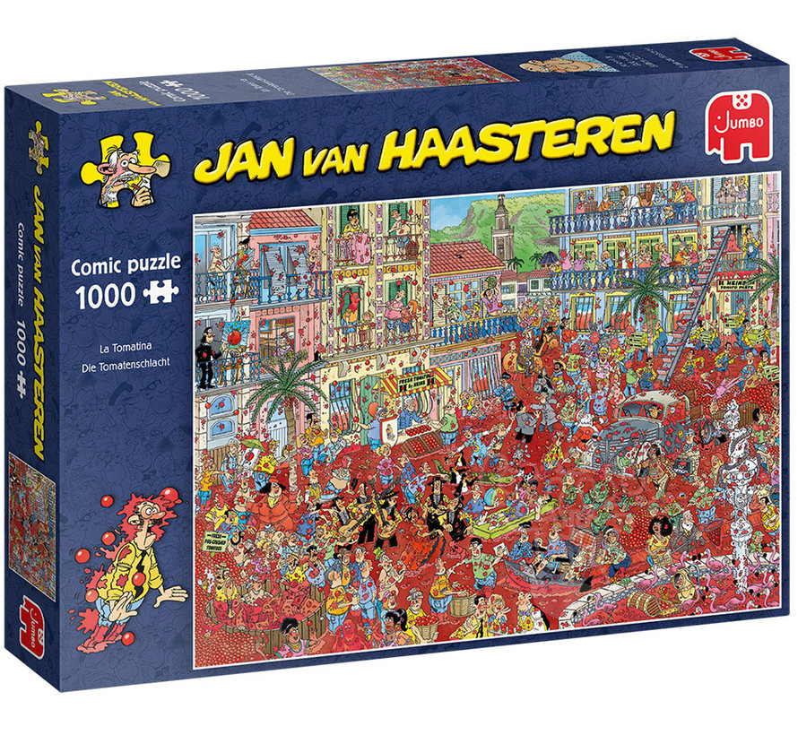 Jumbo Jan van Haasteren - La Tomatina Puzzle 1000pcs