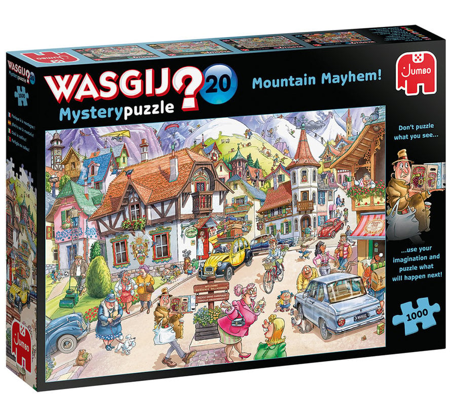 Jumbo Wasgij Mystery 20 Mountain Mayhem! Puzzle 1000pcs