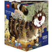 Heye Heye Cat's Life Puzzle 1000pcs Triangle Box RETIRED