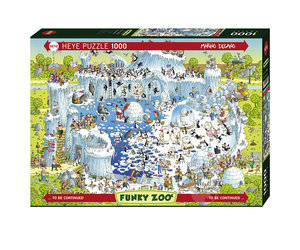 Heye Funky Zoo: Polar Habitat Puzzle 1000pcs - Puzzles Canada