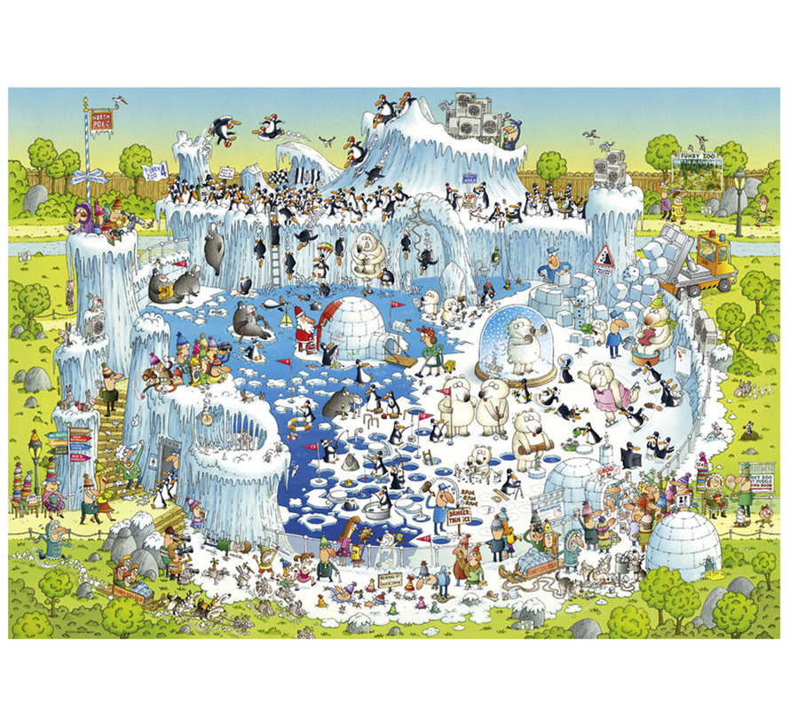 Heye Funky Zoo: Polar Habitat Puzzle 1000pcs