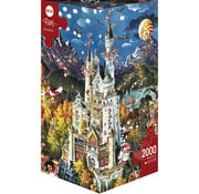 Heye Heye Bavaria Puzzle 2000pcs Triangle Box RETIRED