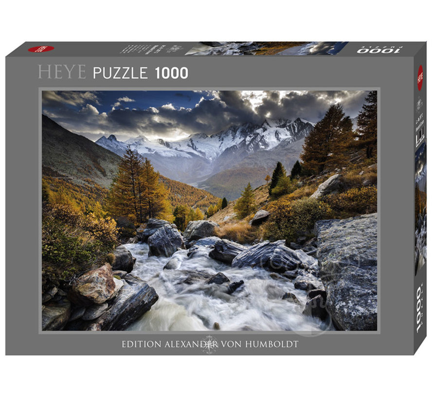 Heye Edition Alexander von Humboldt: Mountain Stream Puzzle 1000pcs