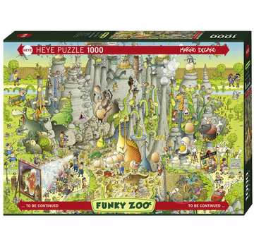 Heye Heye Funky Zoo: Jurassic Habitat Puzzle 1000pcs