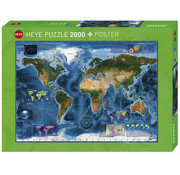 Heye Heye Satellite Map Puzzle 2000pcs. RETIRED