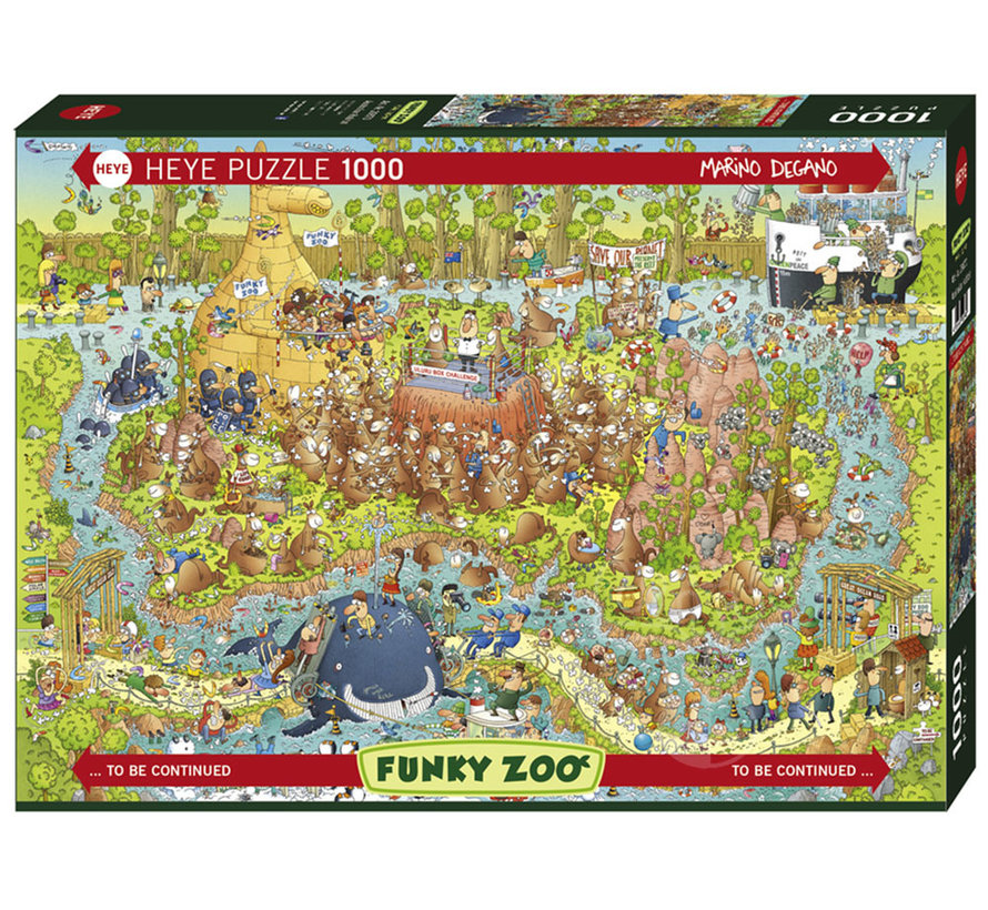 Heye Funky Zoo: Australian Habitat Puzzle 1000pcs