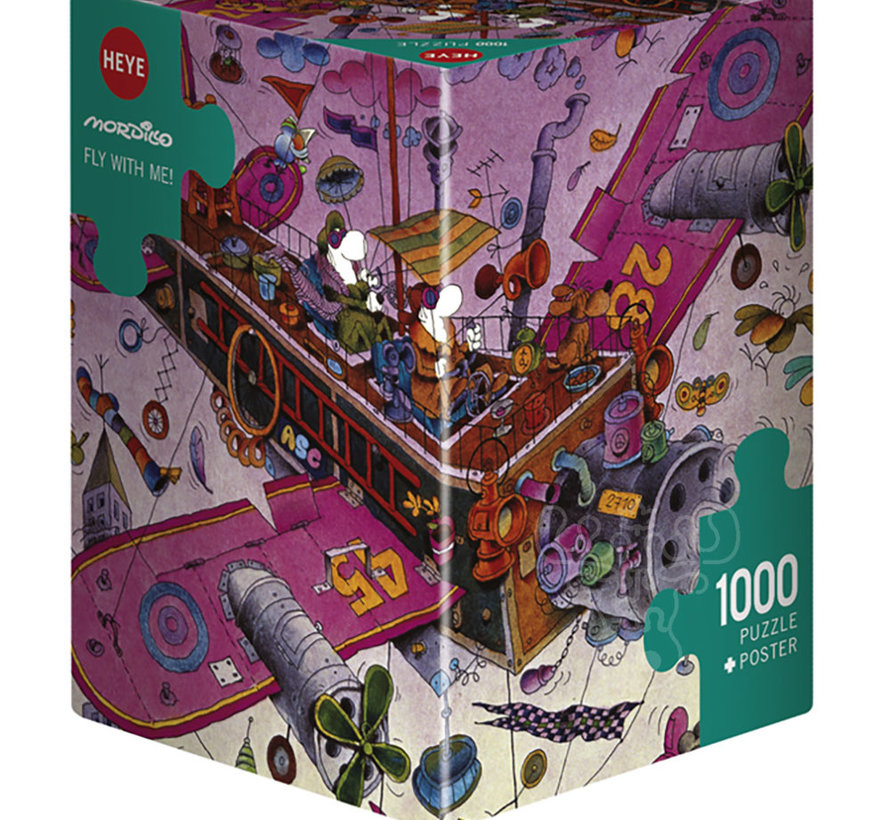 Heye Fly with Me! Puzzle 1000pcs Triangle Box