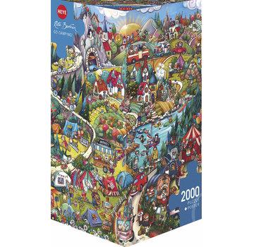 Heye Heye Go Camping Puzzle 2000pcs Triangle Box