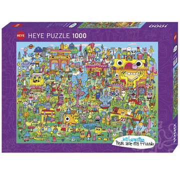 Heye Heye Doodle Village Puzzle 1000pcs