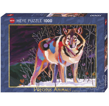 Heye Heye Precious Animals: Night Wolf Puzzle 1000pcs
