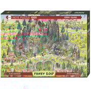 Heye Heye Funky Zoo: Transylvanian Habitat Puzzle 1000pcs