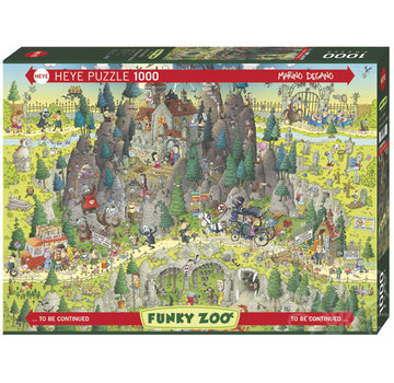 Heye Heye Funky Zoo: Transylvanian Habitat Puzzle 1000pcs