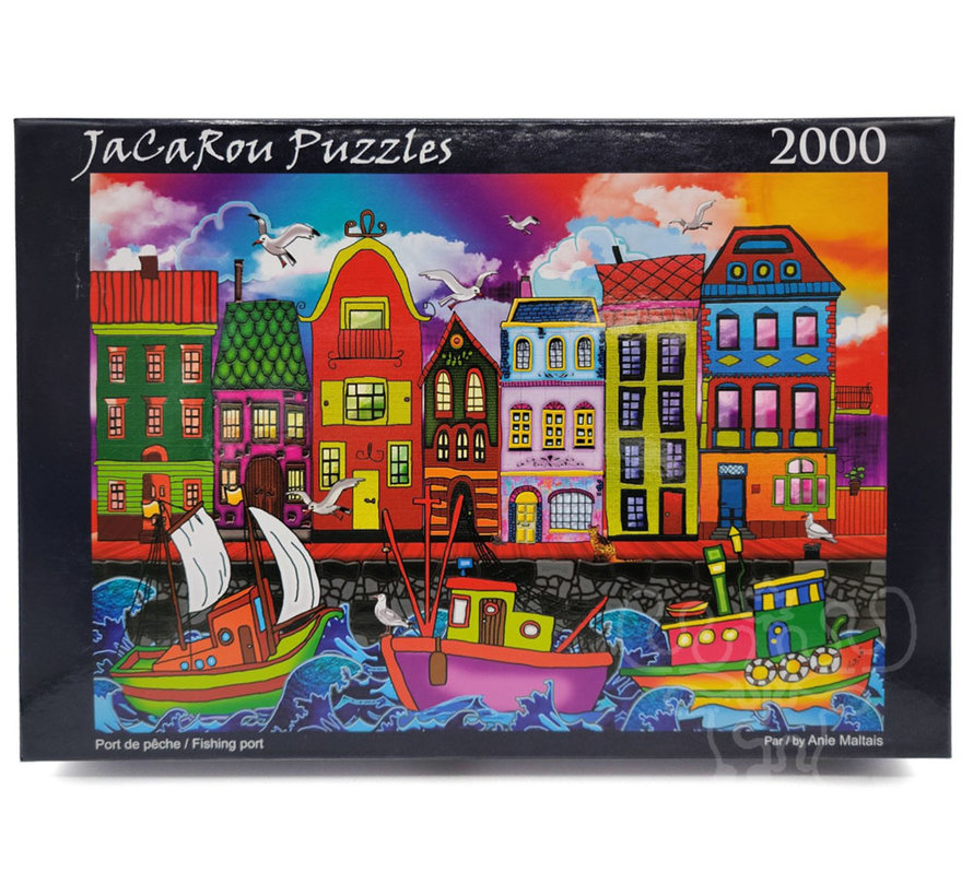 JaCaRou Fishing Port Puzzle 2000pcs