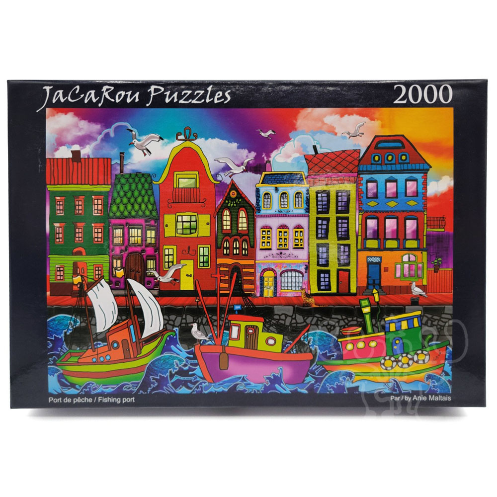 JaCaRou Fishing Port Puzzle 2000pcs - Puzzles Canada