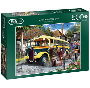 Falcon Falcon Catching the Bus Puzzle 500pcs - ORIGINAL BOX SIZE ONLINE ORDER ONLY