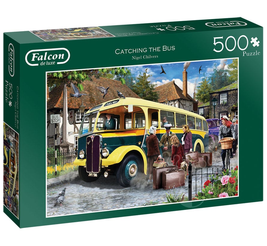 Falcon Catching the Bus Puzzle 500pcs - ORIGINAL BOX SIZE ONLINE ORDER ONLY