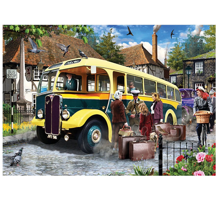 Falcon Catching the Bus Puzzle 500pcs - ORIGINAL BOX SIZE ONLINE ORDER ONLY