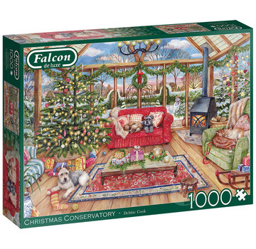 Falcon Falcon Christmas Conservatory Puzzle 1000pcs* - ORIGINAL BOX SIZE ONLINE ORDER ONLY