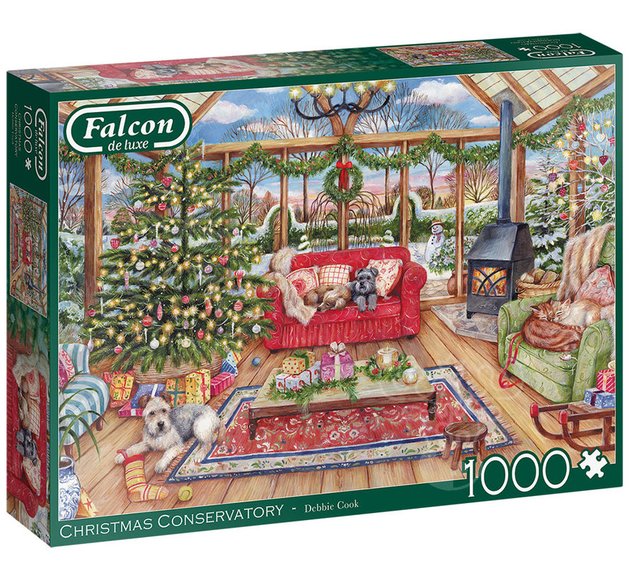 Falcon Christmas Conservatory Puzzle 1000pcs* - ORIGINAL BOX SIZE