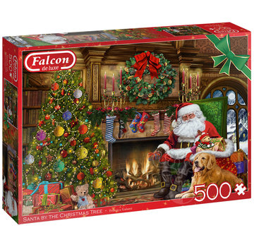 Falcon Falcon Santa by the Fireplace Puzzle 500pcs
