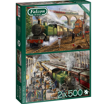 Falcon Falcon Mail By Rail Puzzle 2 x 500pcs
